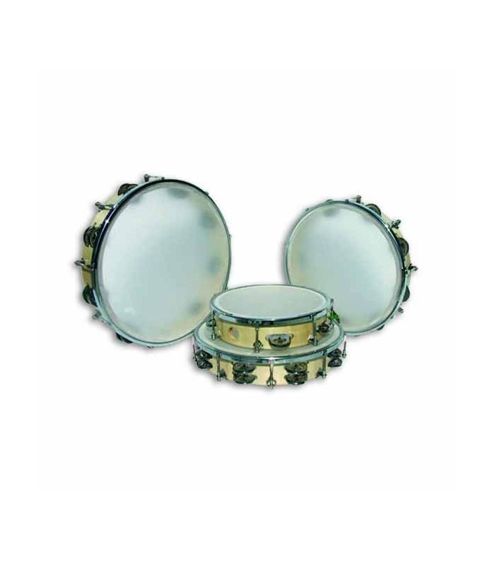 Tambourine Goldon 35380 20cm Plastic Head