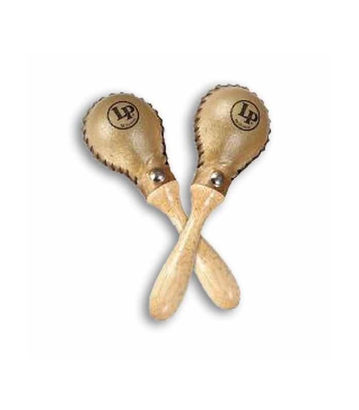 LP Pair of Maracas LP285 Mini Rawhide
