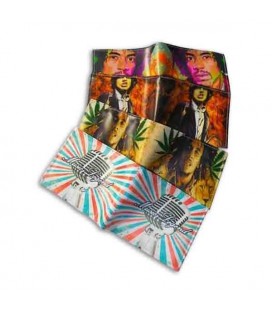 Collection Wallet with Musical Motifs Artificial Leather