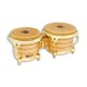 LP Pair of Bongos LP201AX 2AW Generation II Golden Hardware
