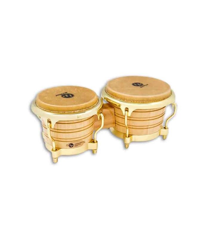 LP Pair of Bongos LP201AX 2AW Generation II Golden Hardware