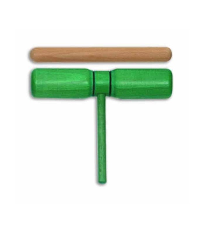 Photo of the Two Tone Goldon model 33126 Green Wood with Mallet