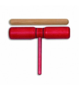 Two Tone Block Goldon 33124 Red Wood with Mallet
