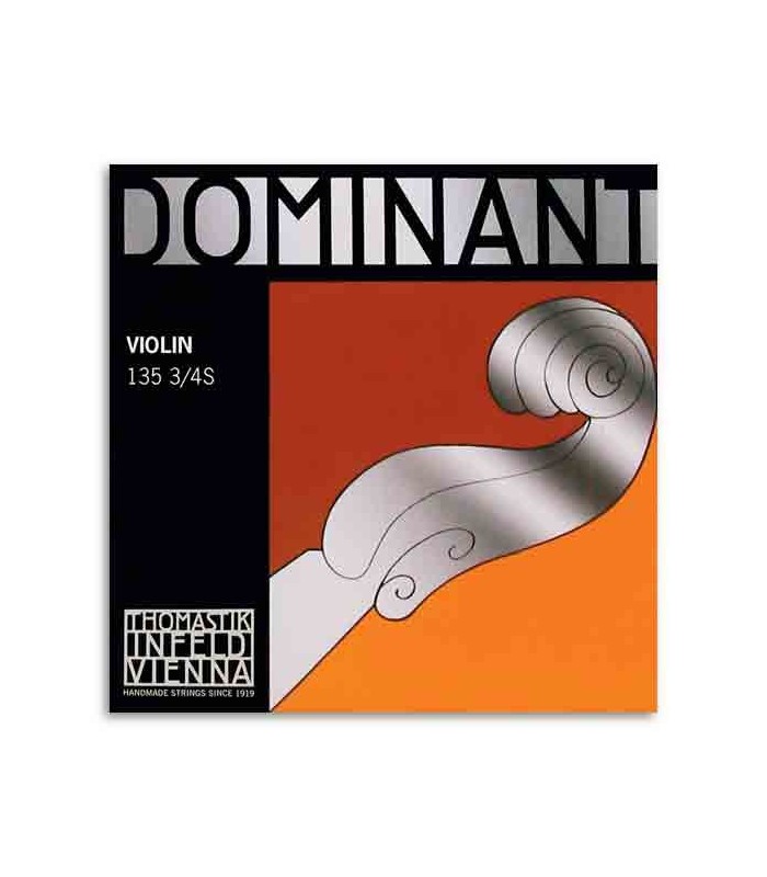 Dominant Strings 133 3/4 Corde de Sol pour Violon Taille 3/4 Silver 
