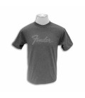 Fender T shirt Gray with Logo Size M