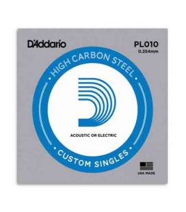 DAddario Electric or Acoustic Guitar String PL010 Steel