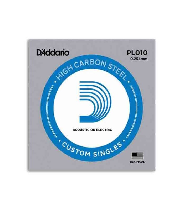 DAddario Electric or Acoustic Guitar String PL010 Steel