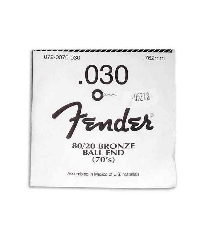 Individual String Fender Acoustic Guitar Bronze 030W