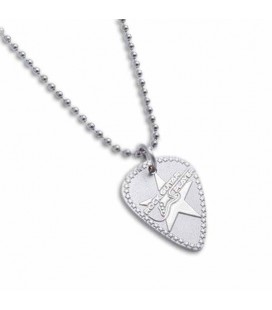 Fender Chain Necklace Rock Guitar Player