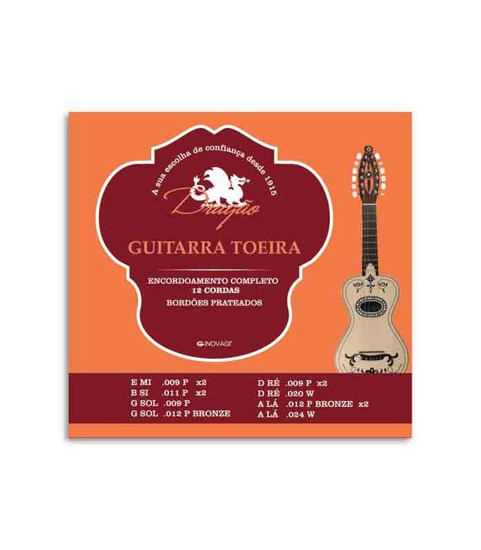String Set Dragão Viola Toeira 012