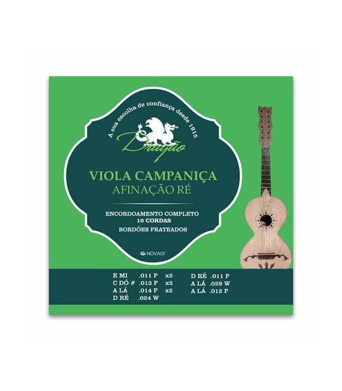Dragão 10 Strings Viola Campaniça String Set 009 D