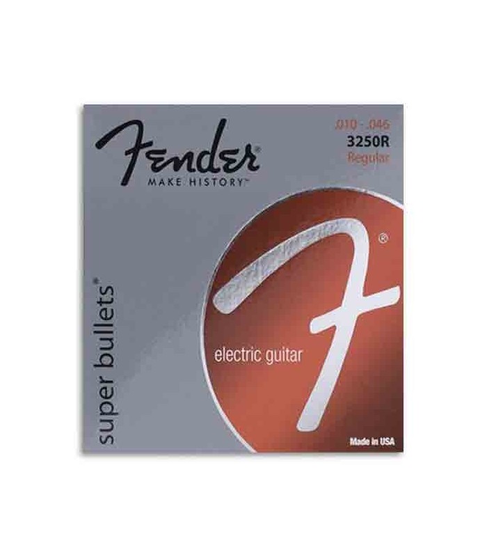Fender Electric Guitar String Set 3250R Nickel Plated 010