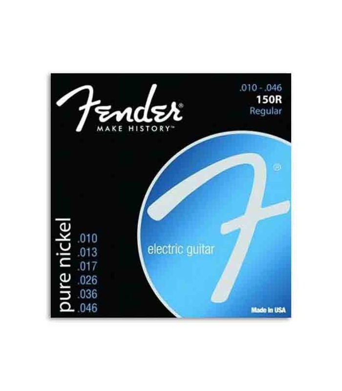 Fender Electric Guitar Set of Strings 150R Pure Nickel 010
