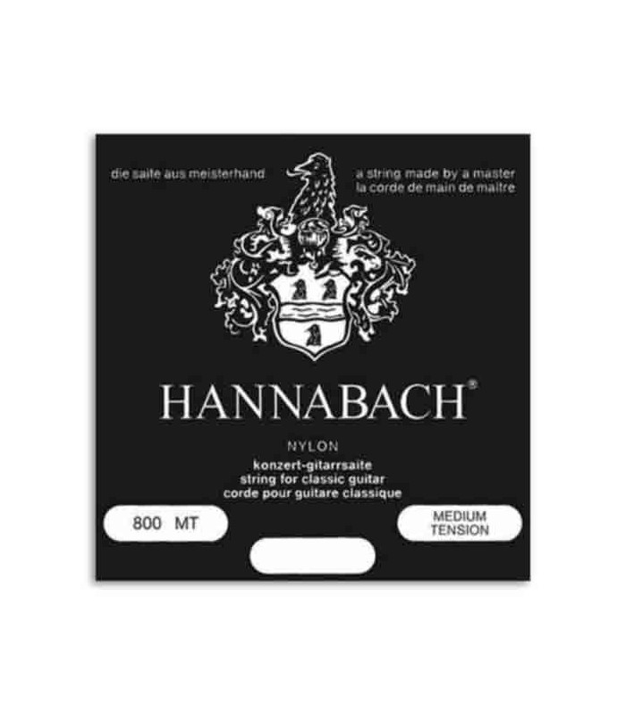 Cover of the package of string set Hannabach E800MT