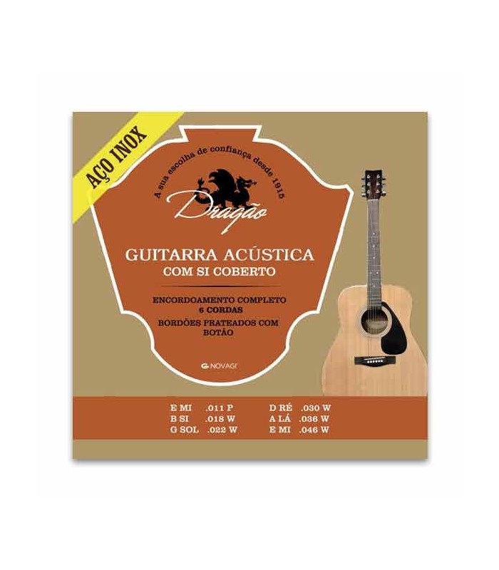 Dragão String Set Classical Guitar 078 Superior Steel Covered B Button Acoustic Guitar