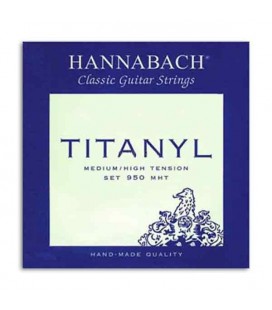 Hannabach Classical Guitar String Set Titanyl Medium High Tension E950MHT