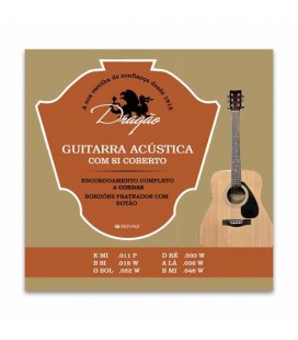 Dragão Classical Guitar String Set 021 Steel Superior B Bass Button