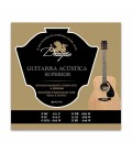Dragão Acoustic Guitar String Set 023 Superior Steel Silk Button