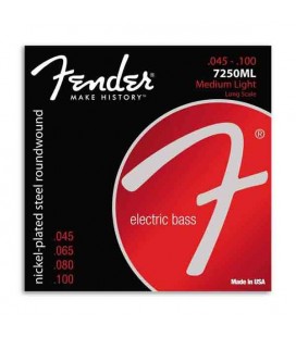 Fender Bass Guitar String Set 7250ML 45 100