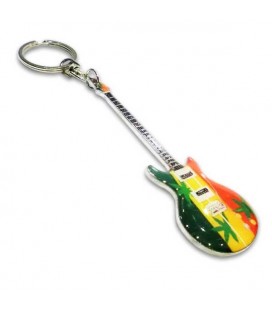 Collection Key Chain Metallic Guitar