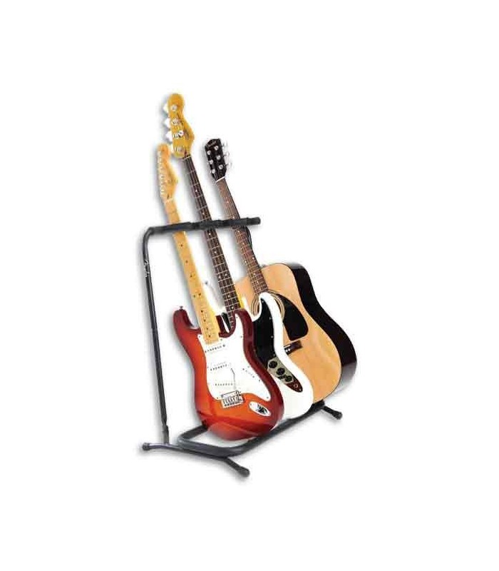 Photo of multistand Fender for 3 guitars