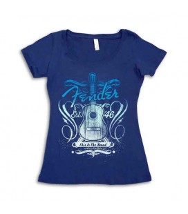 Fender T-shirt Navy This Is Sound Lady Size L