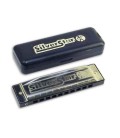 Photo of  harmonica Hohner Silver Star in A with the box