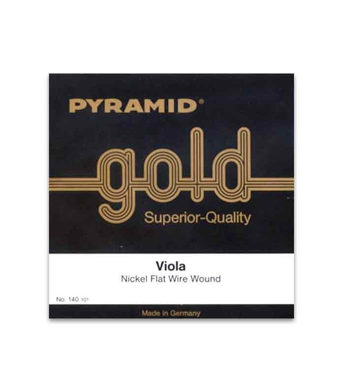 Pyramid Viola Strings Set Gold 140100