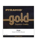 Pyramid Viola Strings Set Gold 140100