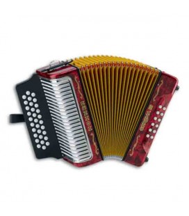 Photo of concertina Hohner Corona III red 
