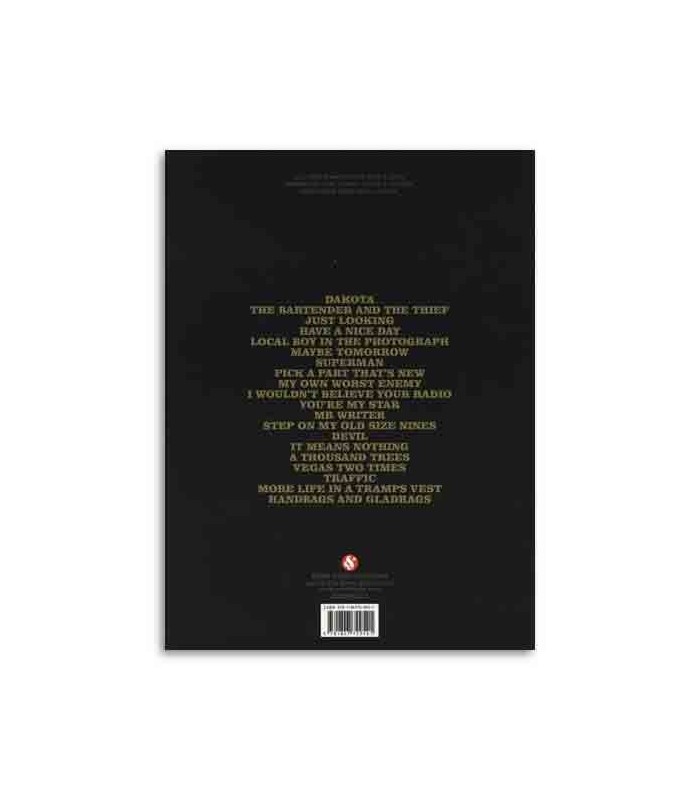 Back cover of book Stereophonics Decade In The Sun