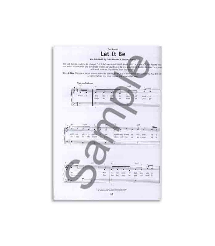 Book Music Sales 50 Fabulous Songs Easy Piano AM999449