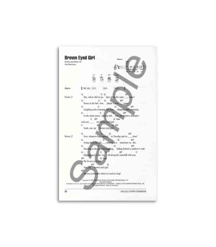 Ukulele Chord Songbook Island Songs Songbook Salao Musical