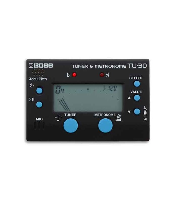 Photo of Boss TU-30 in the metronome funcion