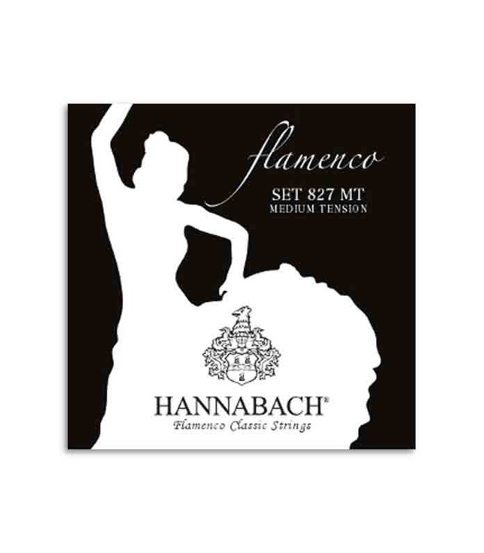 Hannabach Flamenco Guitar String Set E827MT Nylon Medium Tension