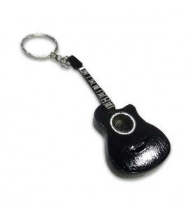 Keyring black guitar