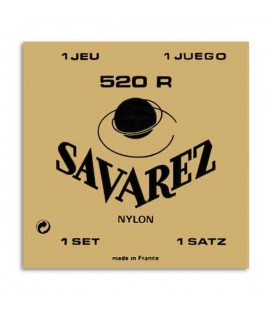Savarez Classical Guitar String Set 520 R Nylon High Tension