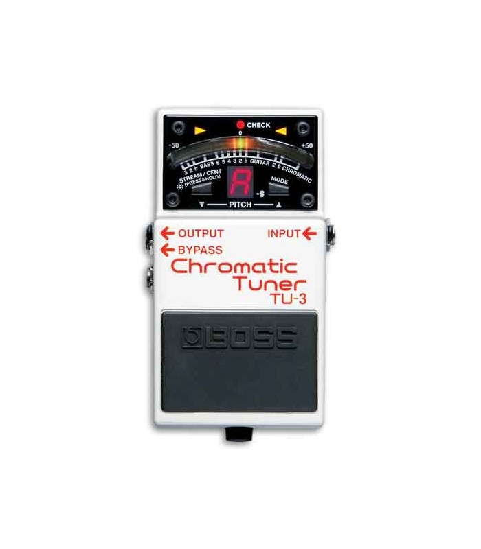 Top photo of tuner pedal Boss TU-3