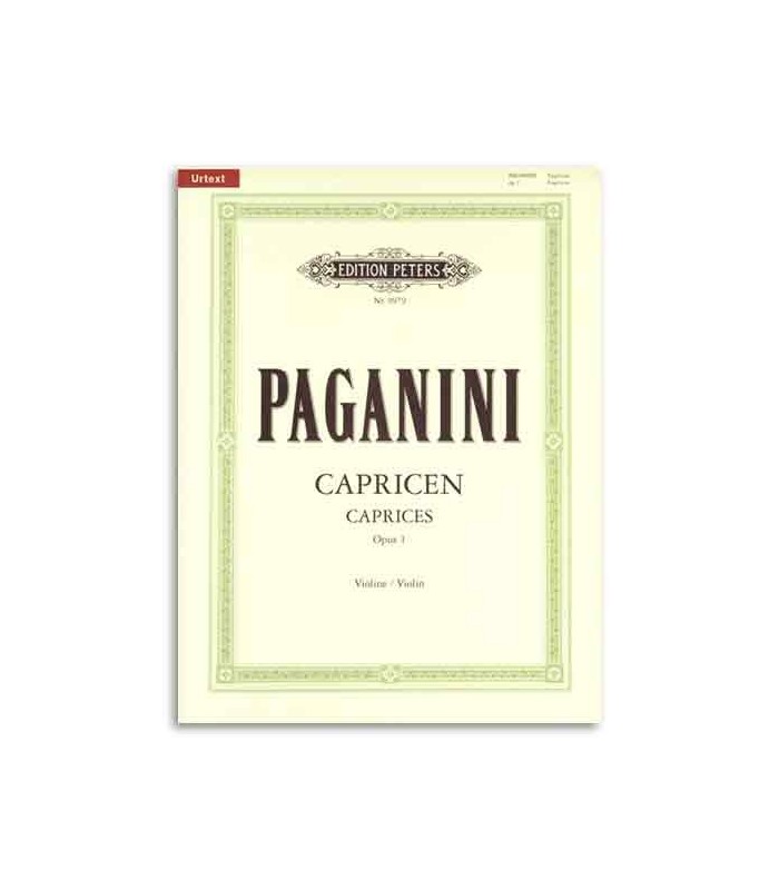Editions Peters Book EP9979 Paganini 24 Caprichos for Violin OP1