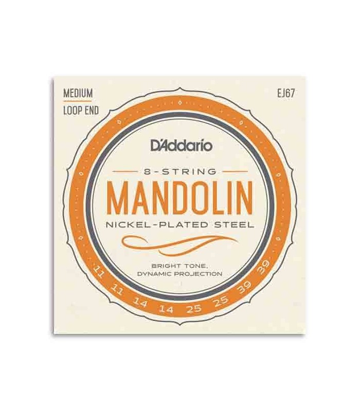 Package of strings D'Addario EJ67 for mandolin