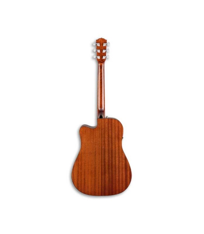 Back of guitar Fender CD-60SCE All Mahogany