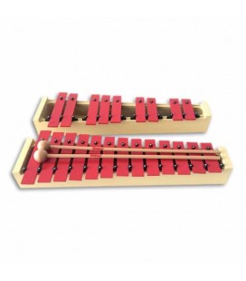 Honsuy Soprano Chromatic Glockenspiel 49520  C to A with Mallets