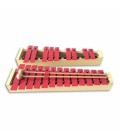Honsuy Soprano Chromatic Glockenspiel 49520  C to A with Mallets