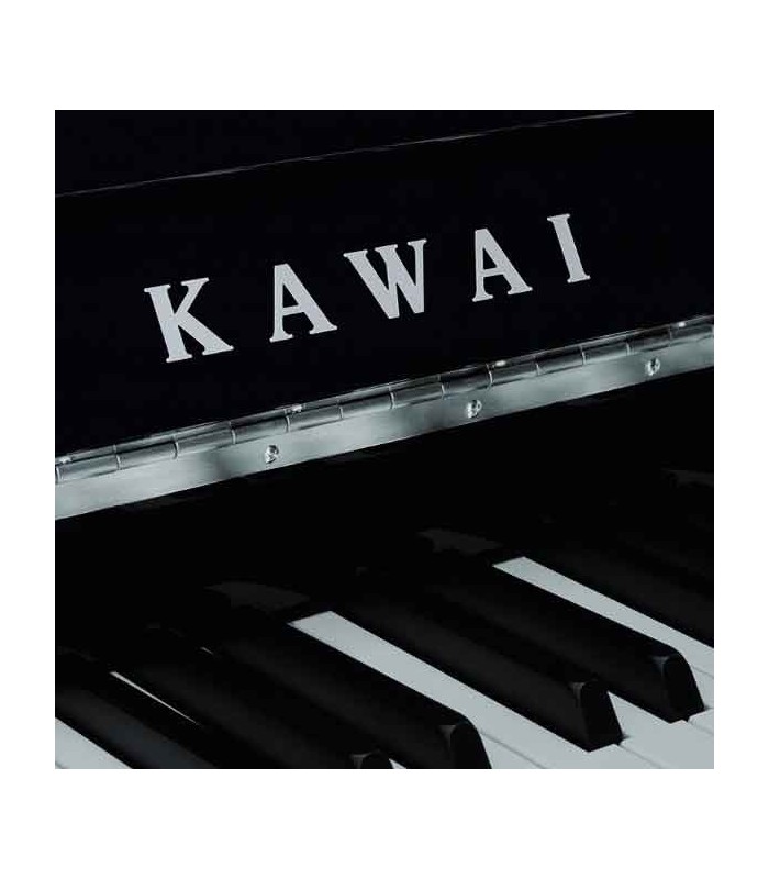 Kawai Upright Piano ND 21 121cm Polished Black 3 Pedals