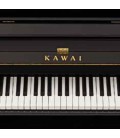 Kawai Upright Piano K-300 keyboard and logo 