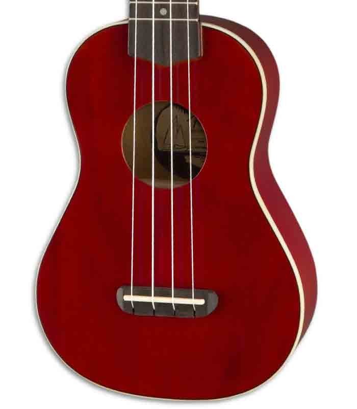 Body of ukulele soprano Fender Venice Cherry