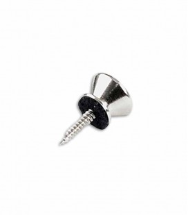 Fire and Stone Strap Button Chromed