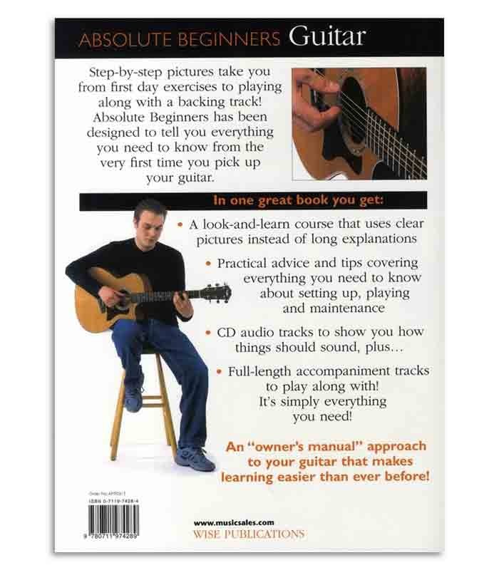 Music Sales AM92615 Absolute Beginners Guitar Book CD