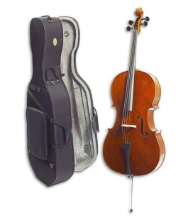 Cello Stentor Conservatoire 4/4 with Bow and Case
