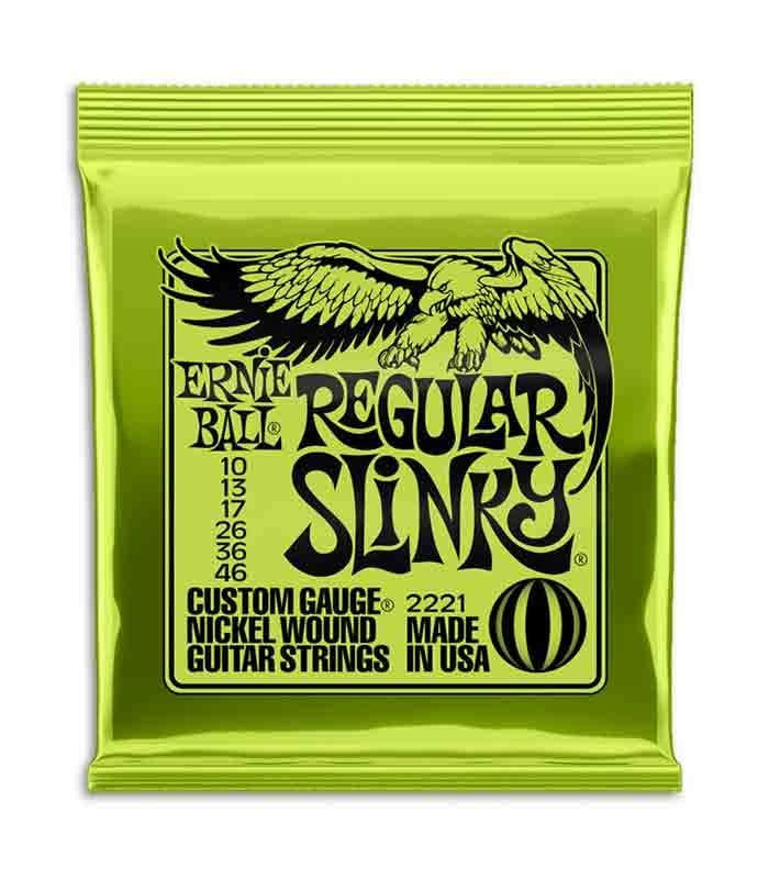 Electric Guitar String Set Ernie Ball 2221 010 to 046